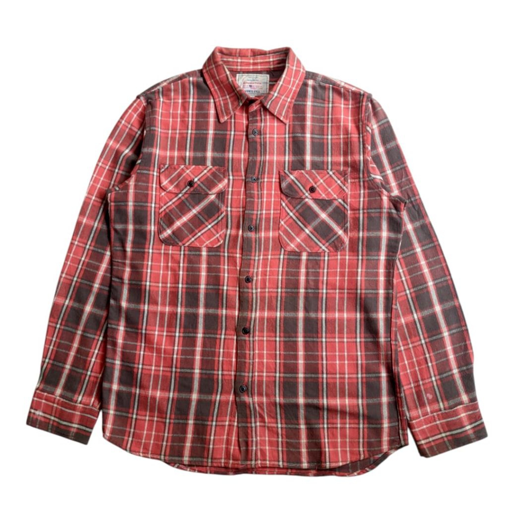 Avirex Usa Heavyweight Plaid Flanel Shirts