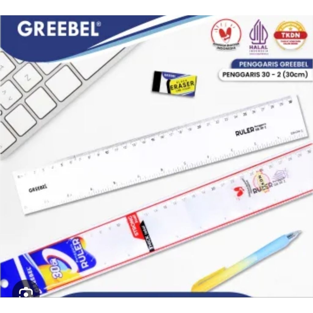 

Penggaris 30 cm – Ruler Transparan Anti Pudar
