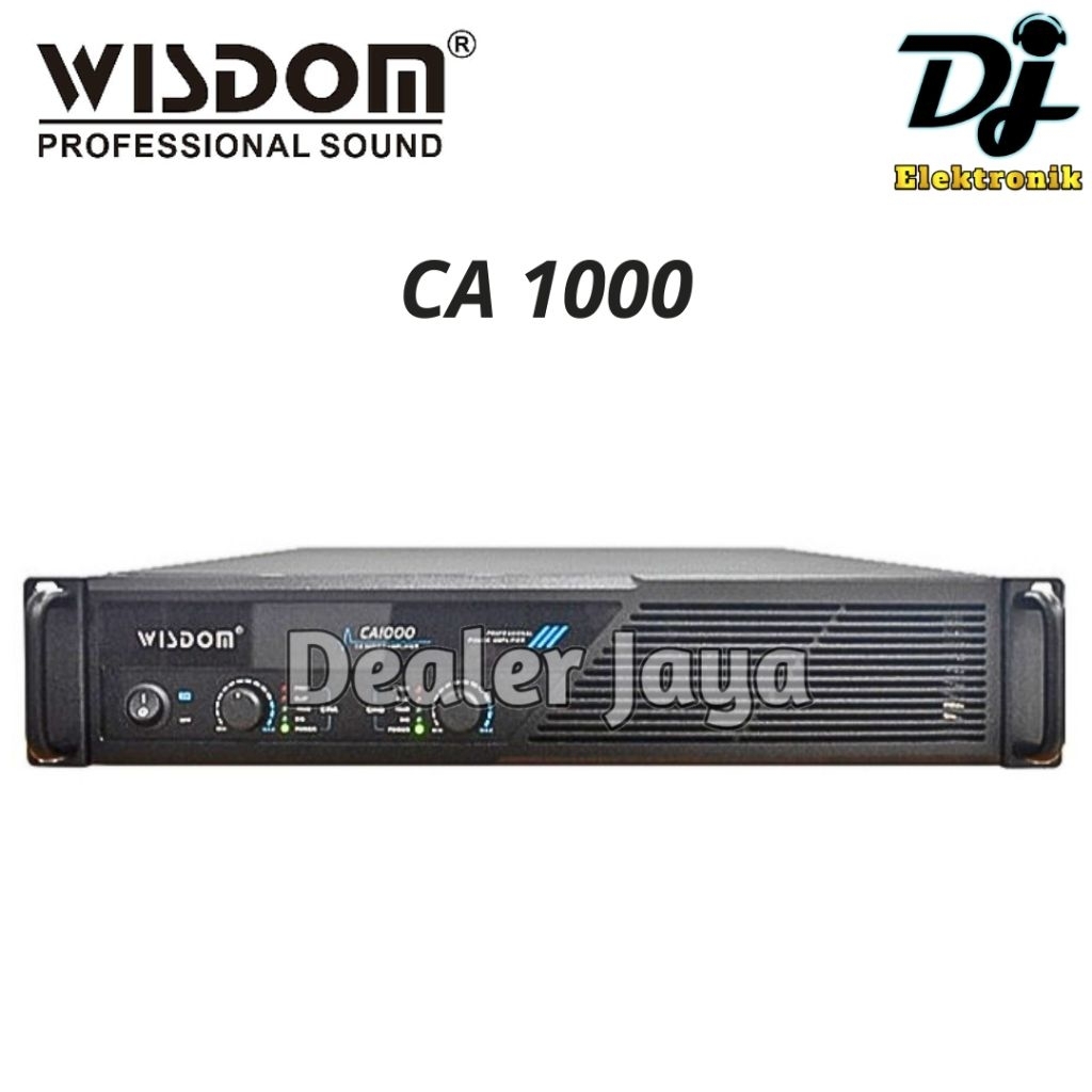Power Amplifier Wisdom CA 1000 / CA1000 - 2 channel