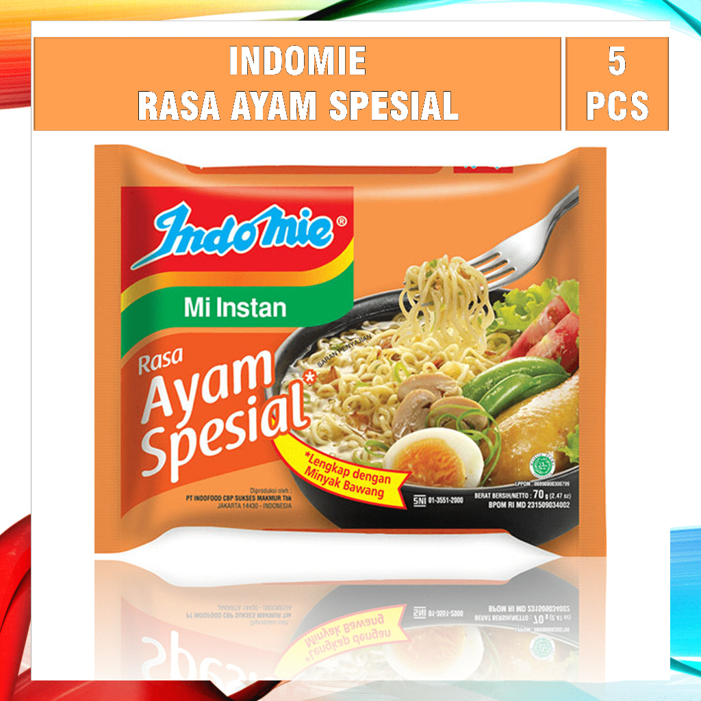 

INDOMIE KUAH AYAM SPESIAL [5 PCS]