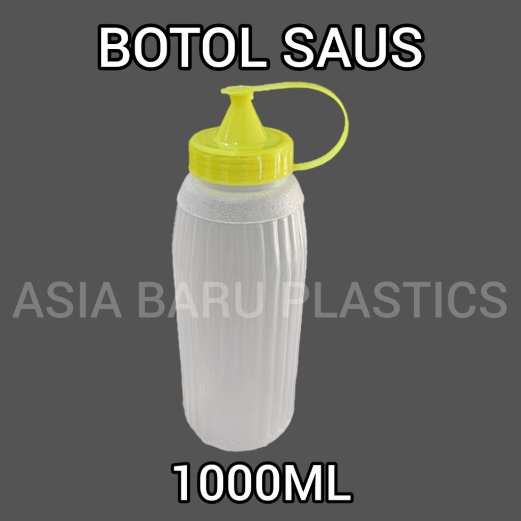 Botol Saus / Mayonaise / Kecap Plastik 1000ml