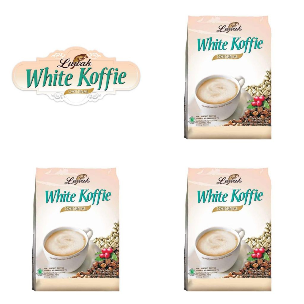 Luwak White Coffee Original 18 x 20 Gr