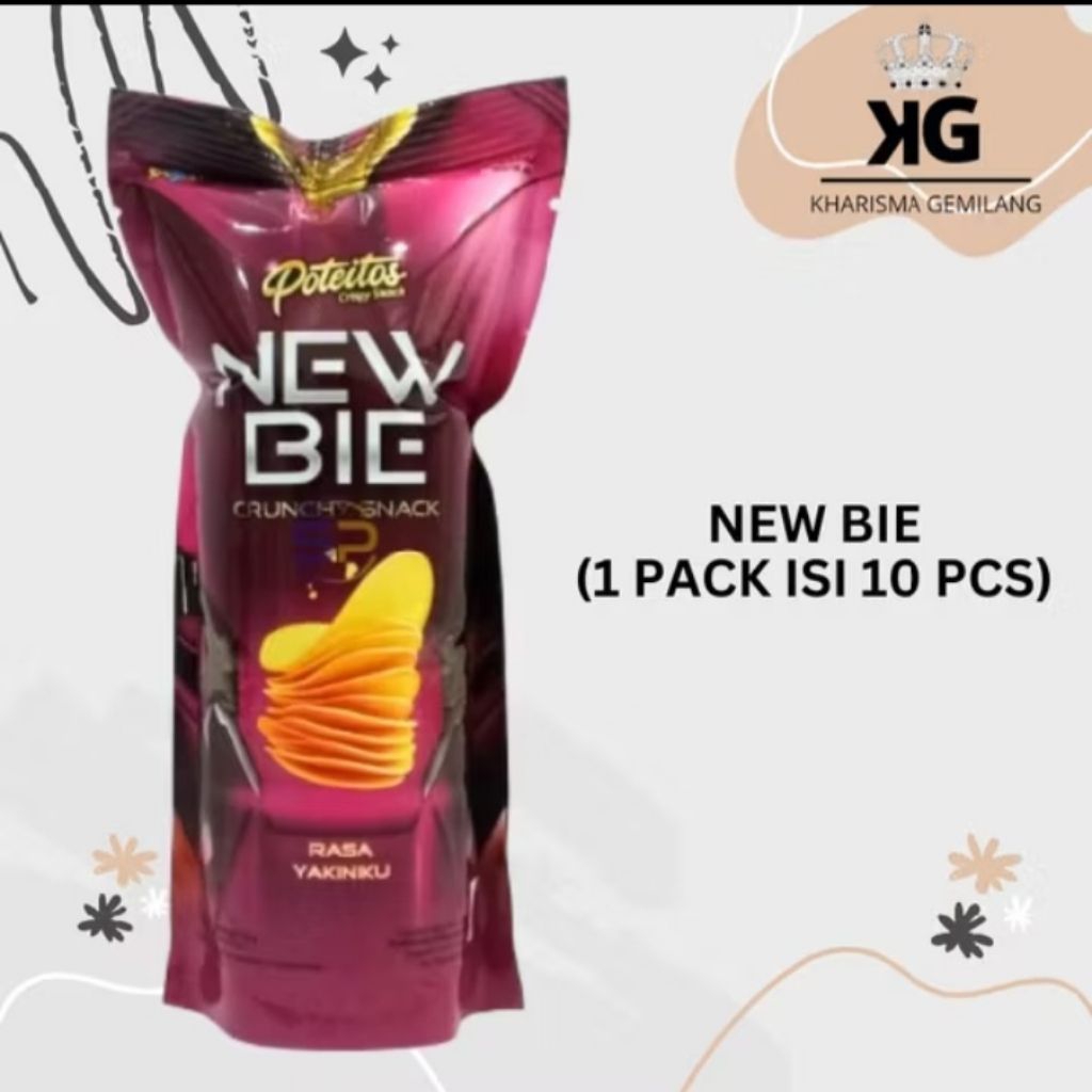 KIKOYA POTETOS NEW BIE 1 PACK ISI 10 PCS KIKOYA SNACK Keripik kentang POTETOS Snack