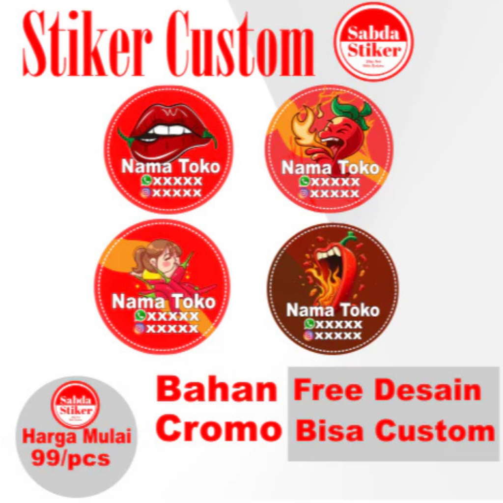 

STIKER / CETAK STIKER COSTUM / STIKER COSTUM NAMA TOKO / STICKER / STICKER COSTUM / STIKER NAMA / STIKER LOGO / LABEL / STIKER LEBEL / STIKER LABEL