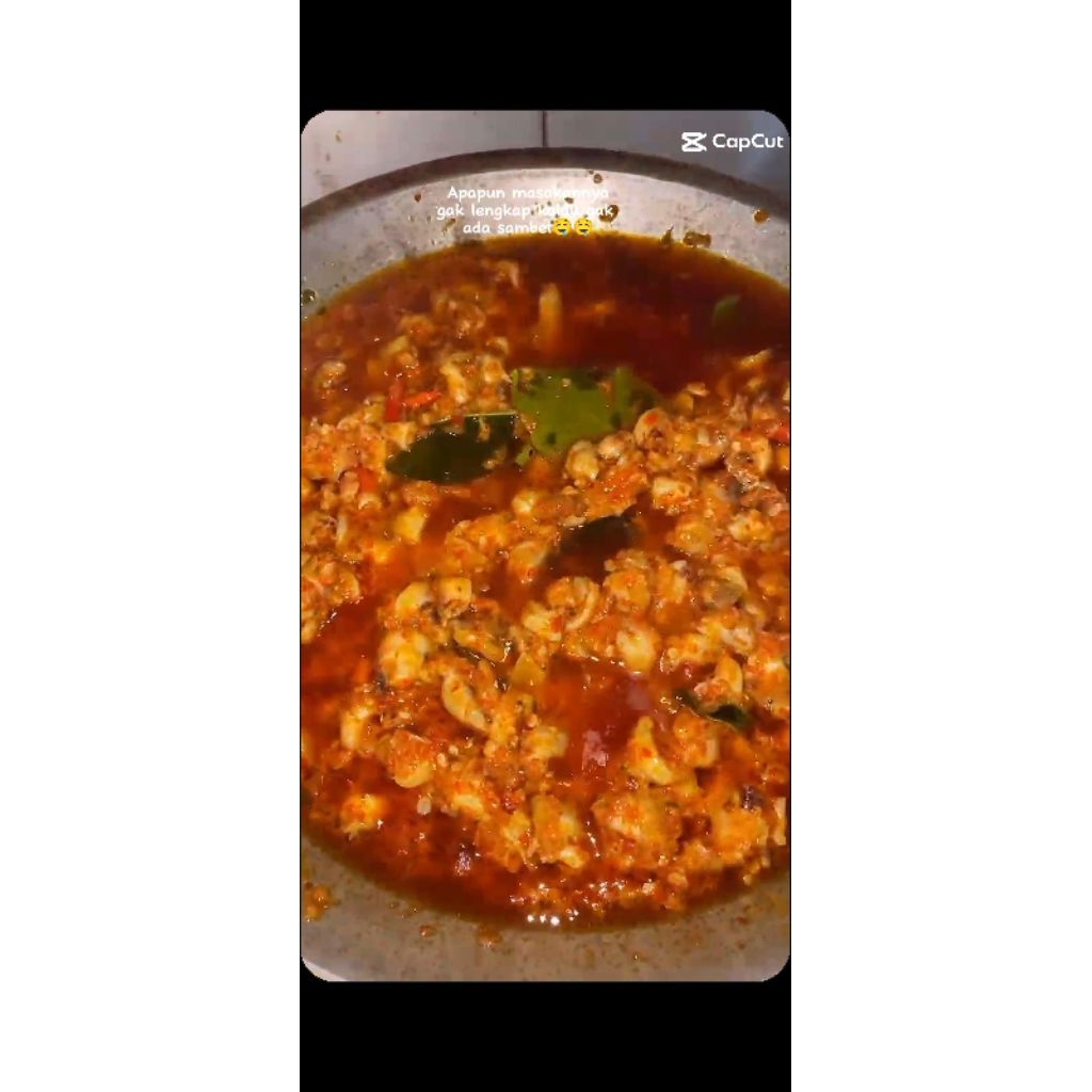 

Sambel racci/gonggong