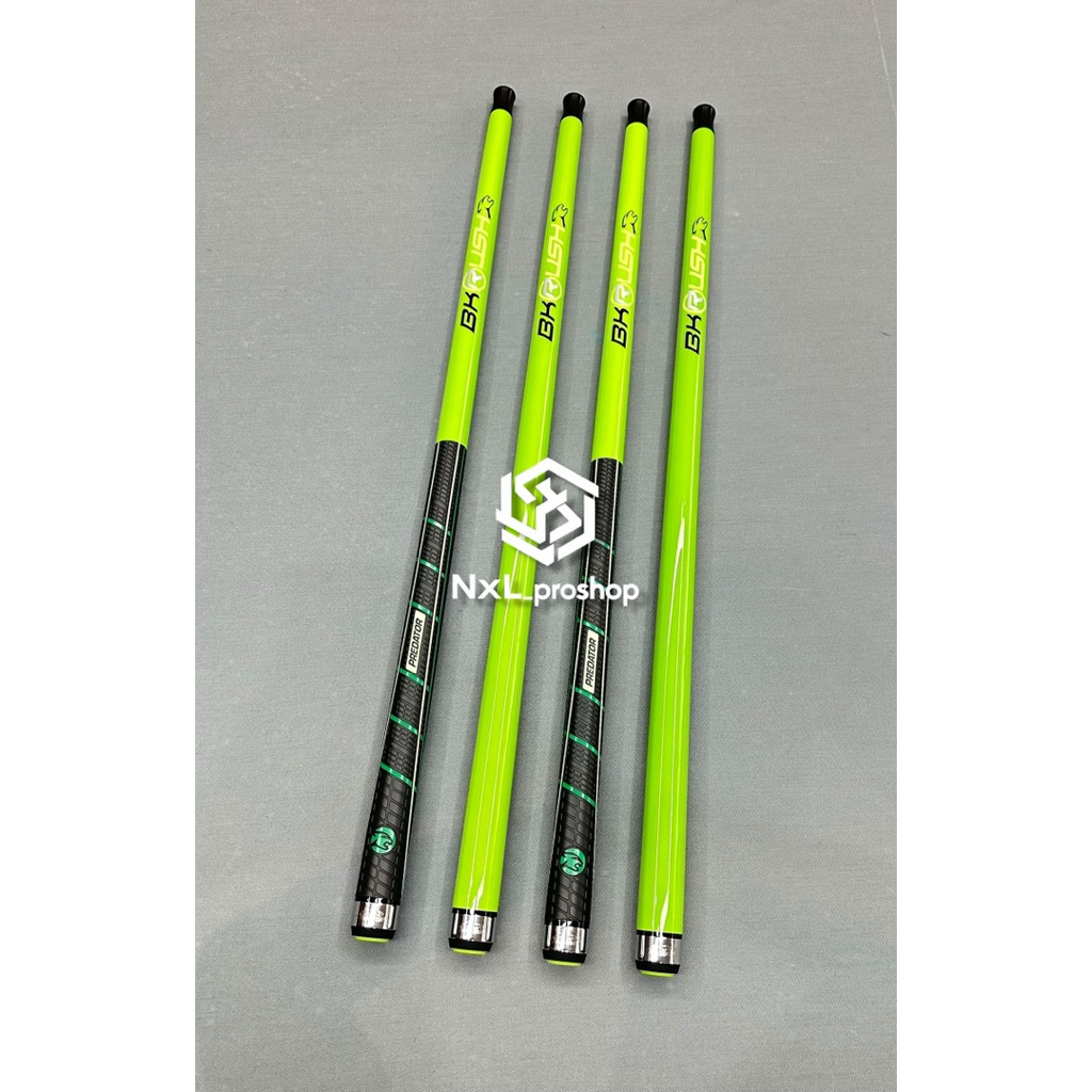 Predator BK rush Neon green stik billiard