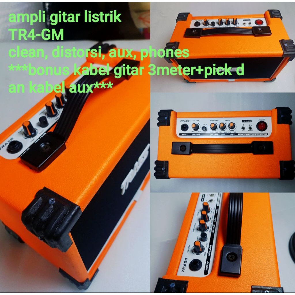 ampli gitar listrik distorsi 4 inch