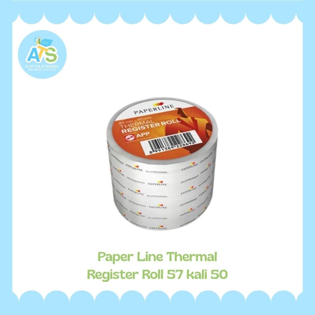 

paperline thermal register roll 57 x 50