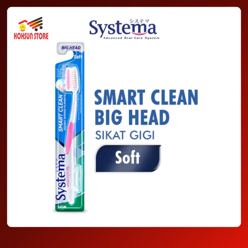 Systema Toothbrush Smart Clean Double Tapered Filaments - Sikat Gigi Systema Smart Clean