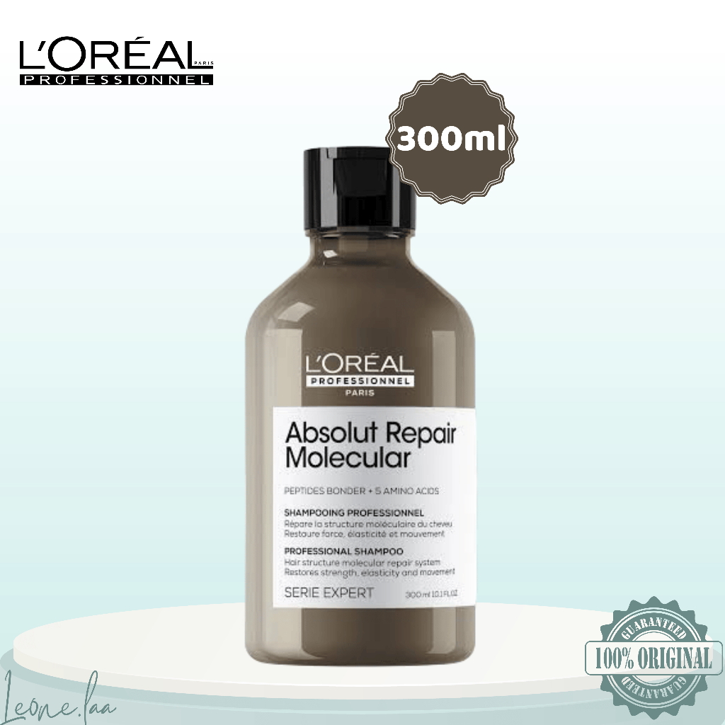 L'Oreal Professionnel Absolut Repair Molecular Shampoo 300ml - Untuk Memperbaiki Rambut Rusak | Lore