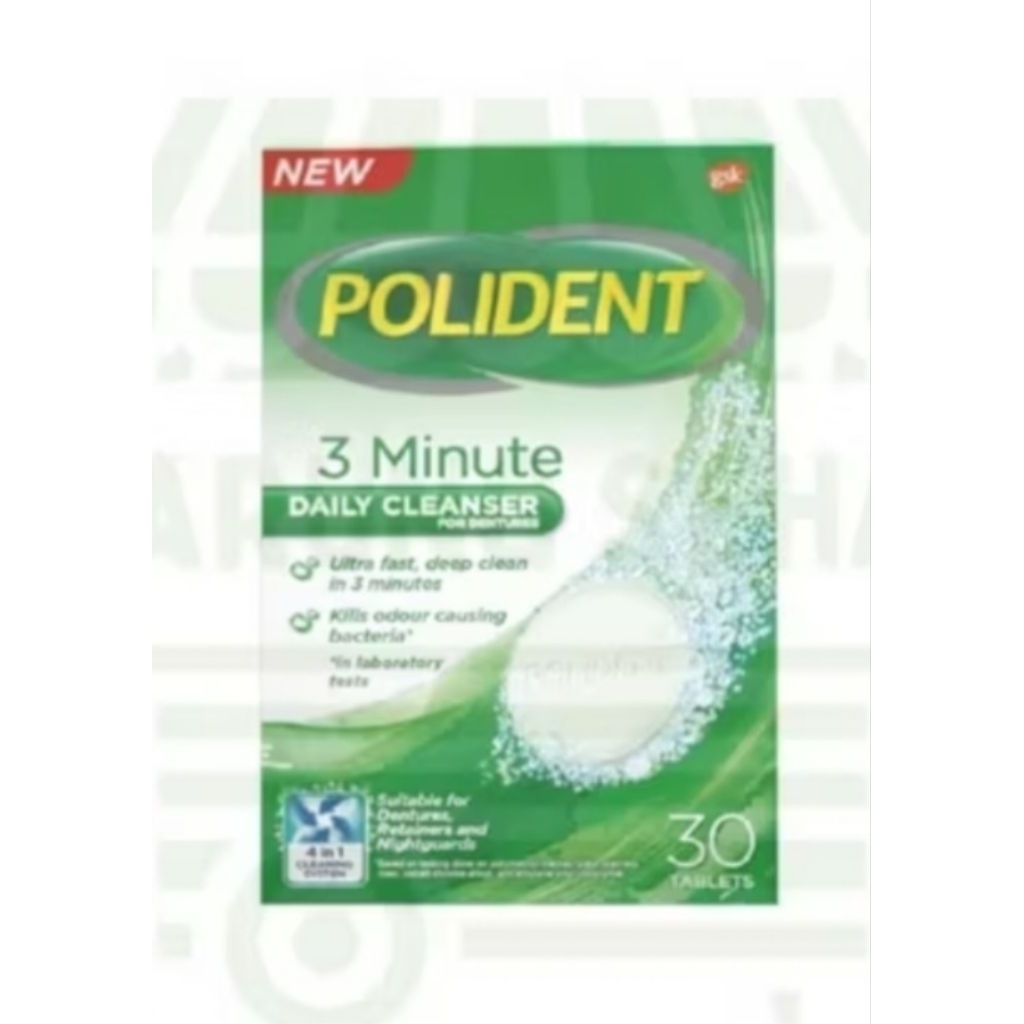 Polident pembersih gigi palsu