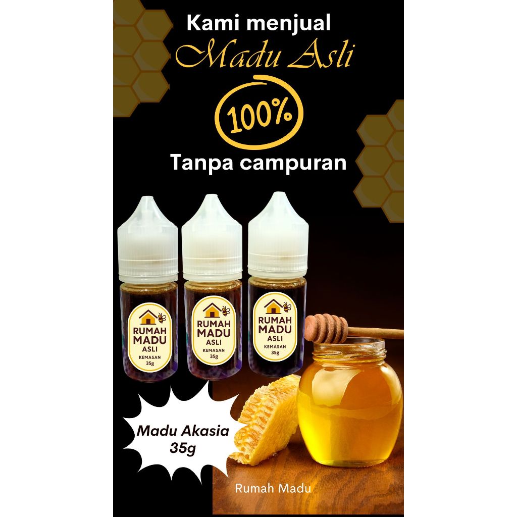 

Madu Akasia Asli 35g Botol Tetes – Madu Murni Praktis untuk Kesehatan