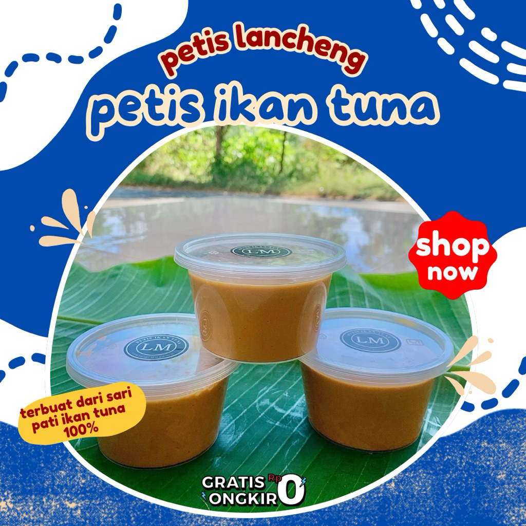 

petis lancheng|| petis ikan tuna khas madura bumbu rujak isi 500gr