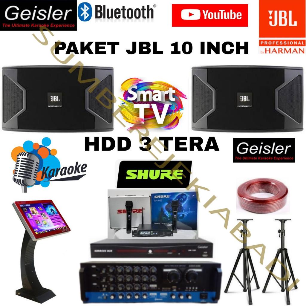 DISTRIBUTOR PAKET SOUND SYSTEM KARAOKE JBL GEISLER 3 TB 10 INCH BLUETOOTH
