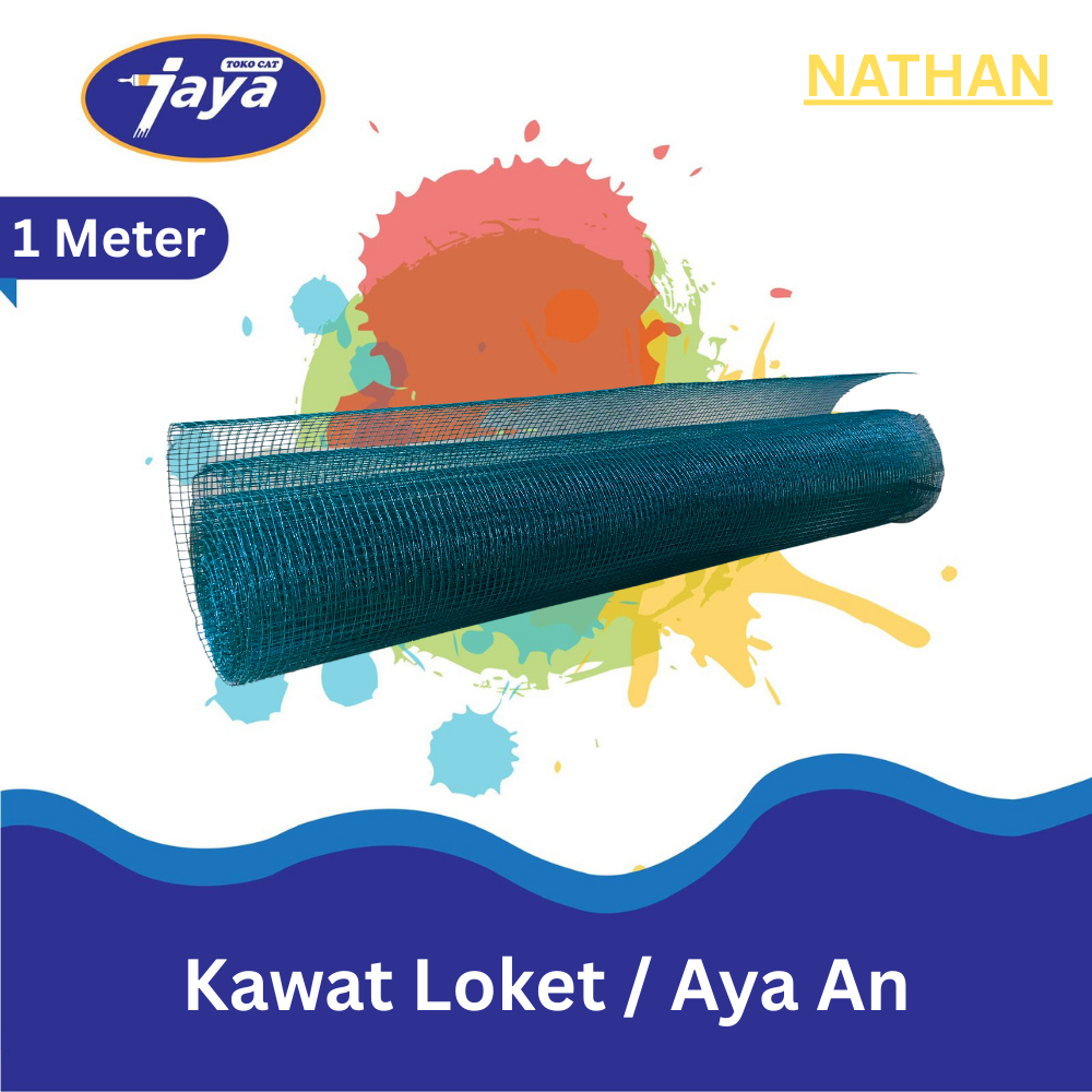 Kawat Loket PVC Hijau Roll - Kawat Ayak Pasir & Kandang Anti Karat