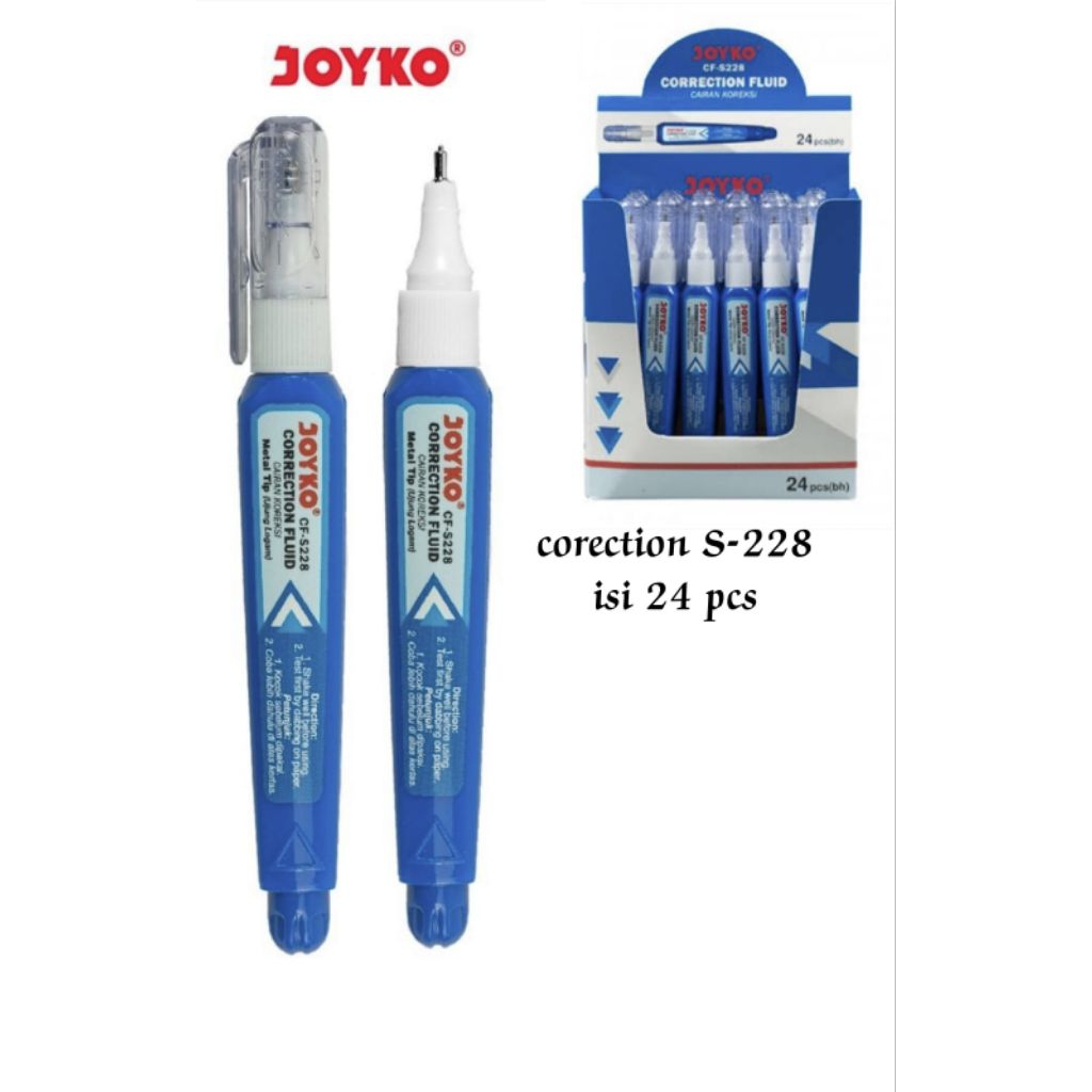 

Tip Ex / Correction Tape Joyko CFS228 Cair / Pcs