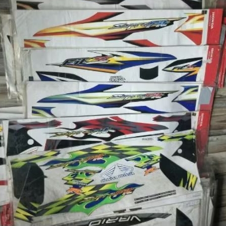 Striping Supra fit lama new original Honda