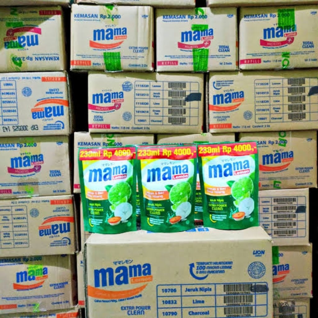 Mama Lemon 1 Dus Isi 24 Pcs I 230 ml Eceran 4000