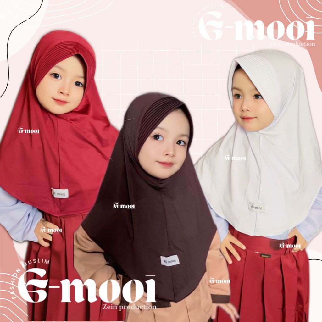 hijab anak 0-10 tahun hijab anak sekolah merah putih SD jilbab anak sekolah SD kerudung anak