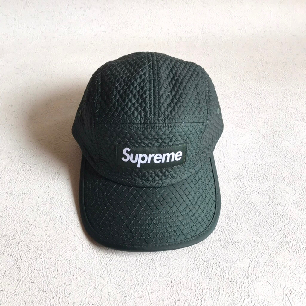 Supreme Nylon Camp Cap Pine Green