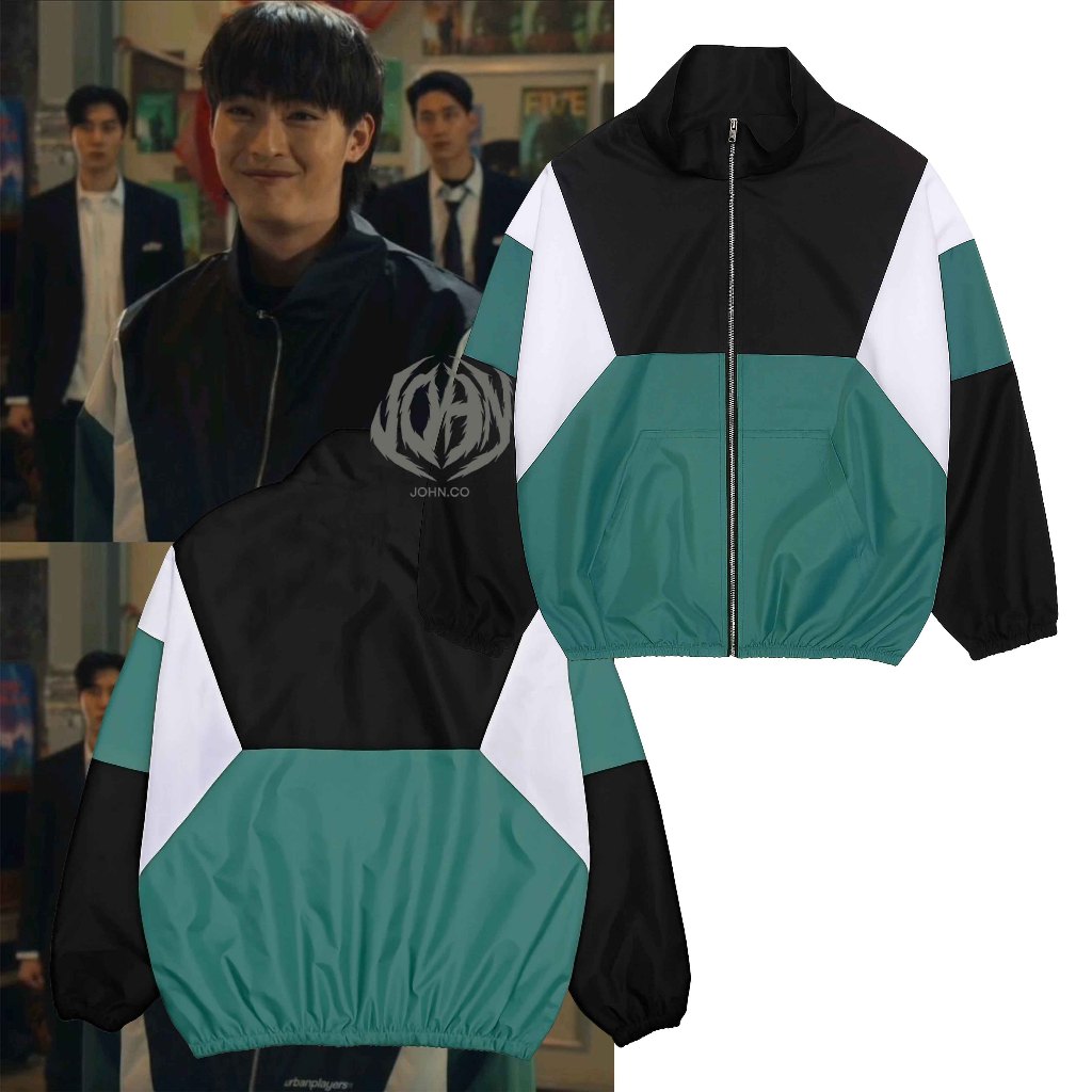 Old Tracker Jacket Nam Seung Sik One High School Hero | Jacket Vintage Outfit Drama Korea