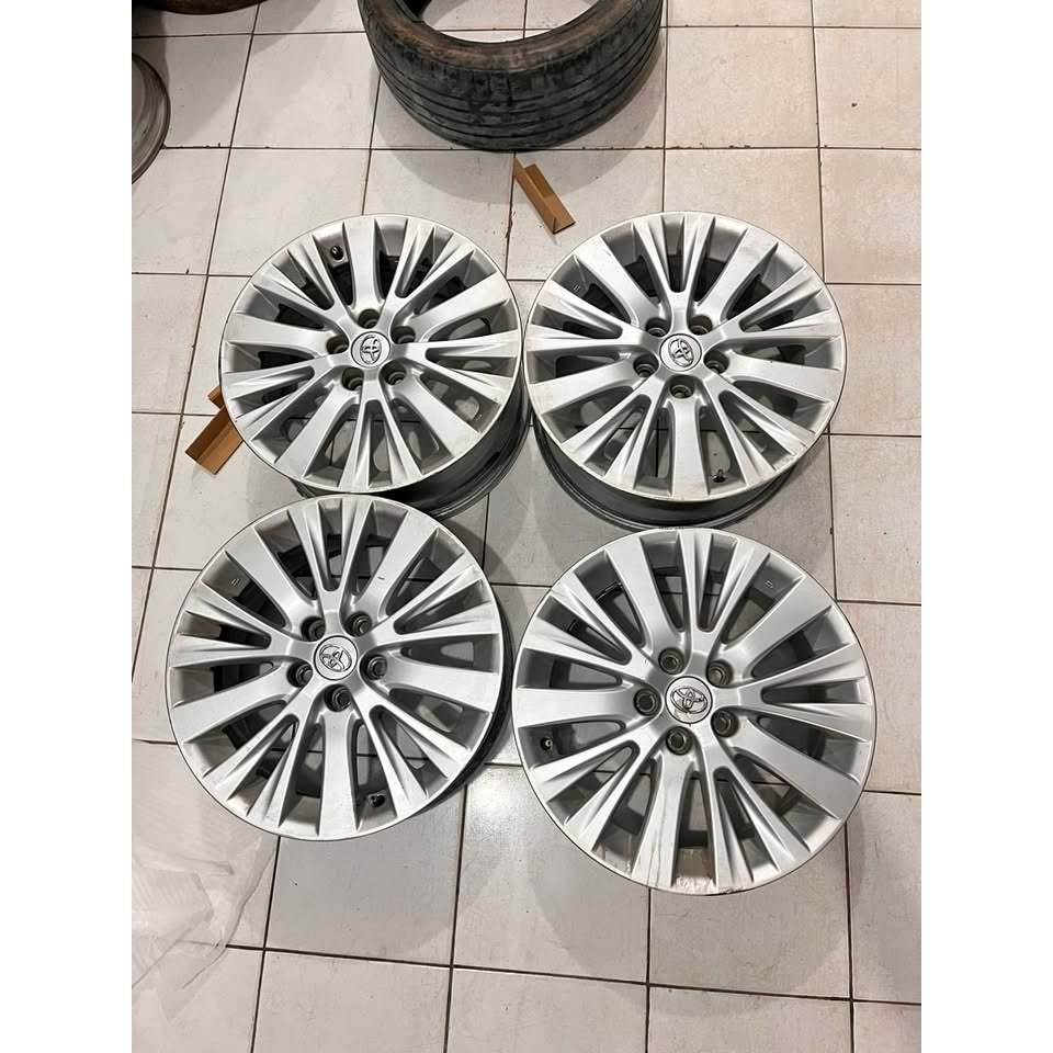VELG MOBIL ORIGINAL COPOTAN ALPHARD VELFIRE RING 18 LUBANG BAUT PCD 5X114 PELEK