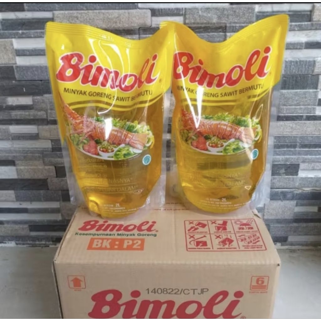 Minyak Goreng Bimoli 2 Liter 1 dus isi 6
