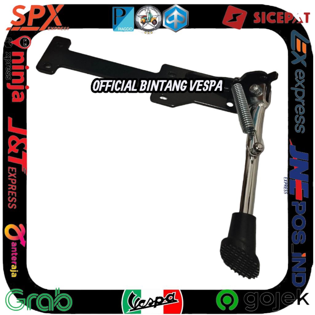 Standar satu ring 10 Standar samping vespa px excel Exclusive sprint ring 10 import