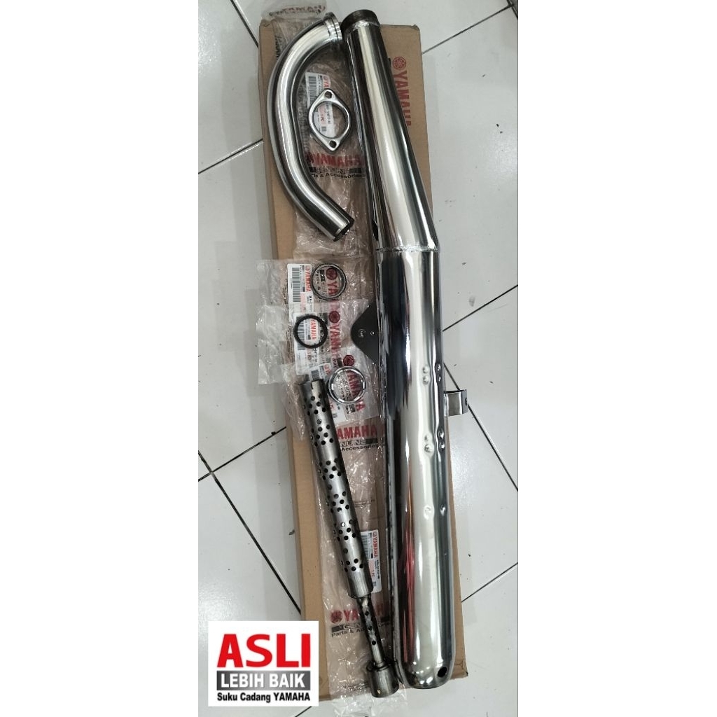 KNALPOT FULL SET RX KING RX-KING ORIGINAL YAMAHA YGP ASLI