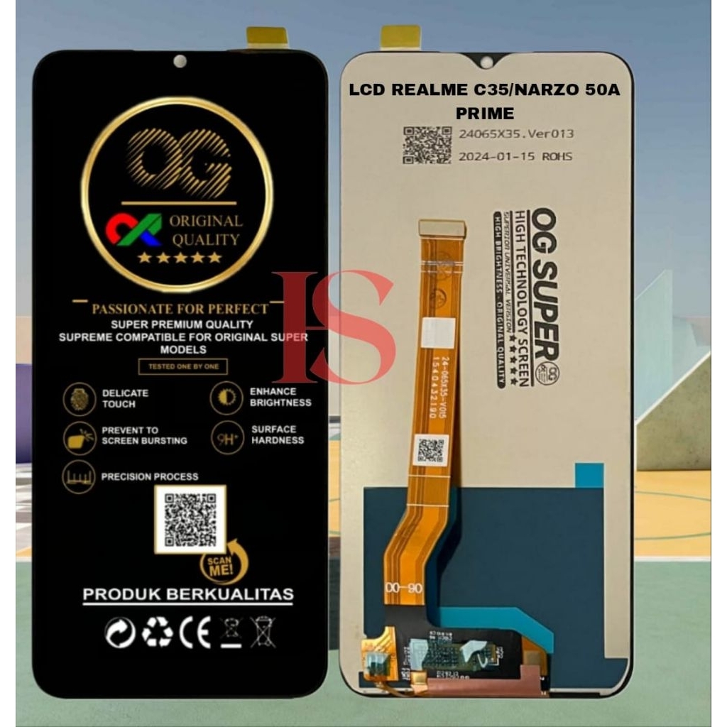 LCD REALME C35 LCD FULLSET LCD REALME C35/NARZO 50A PRIME ORIGINAL