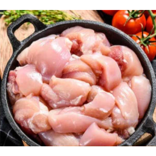 Daging ayam paha potong dadu/slice 1Kg