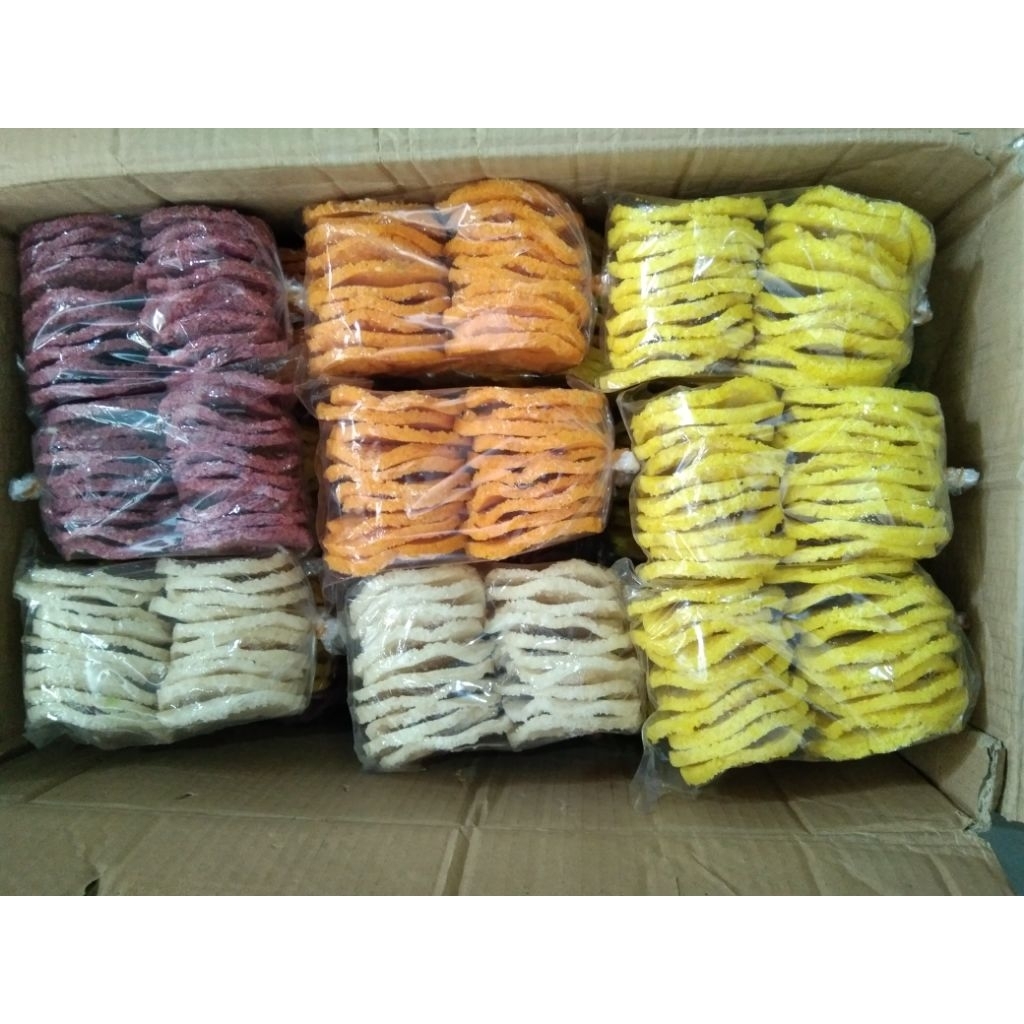 

RENGGINANG MENTAH 100% ASLI SINGKONG,KHAS MEDAN ISI 20 PER PCS