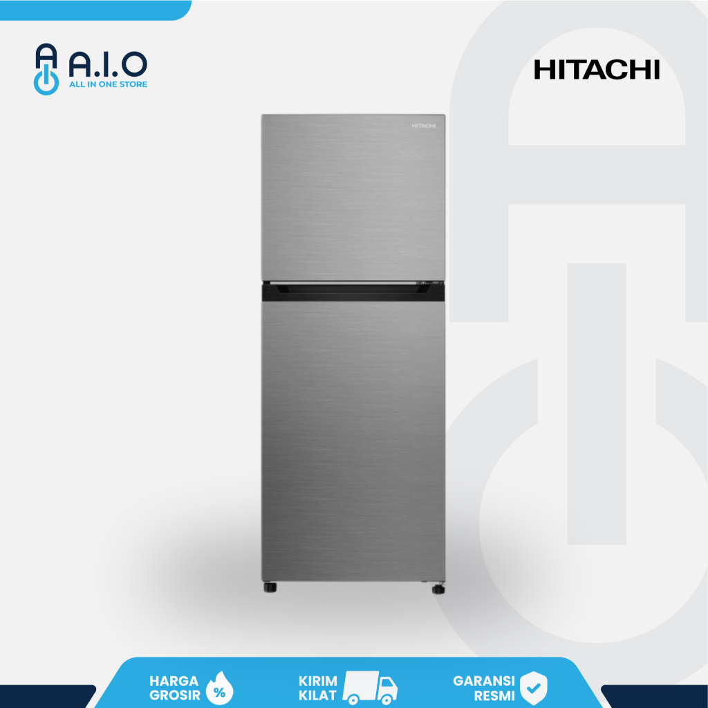HITACHI - KULKAS 2 PINTU 210 L - HRTN5230MXID