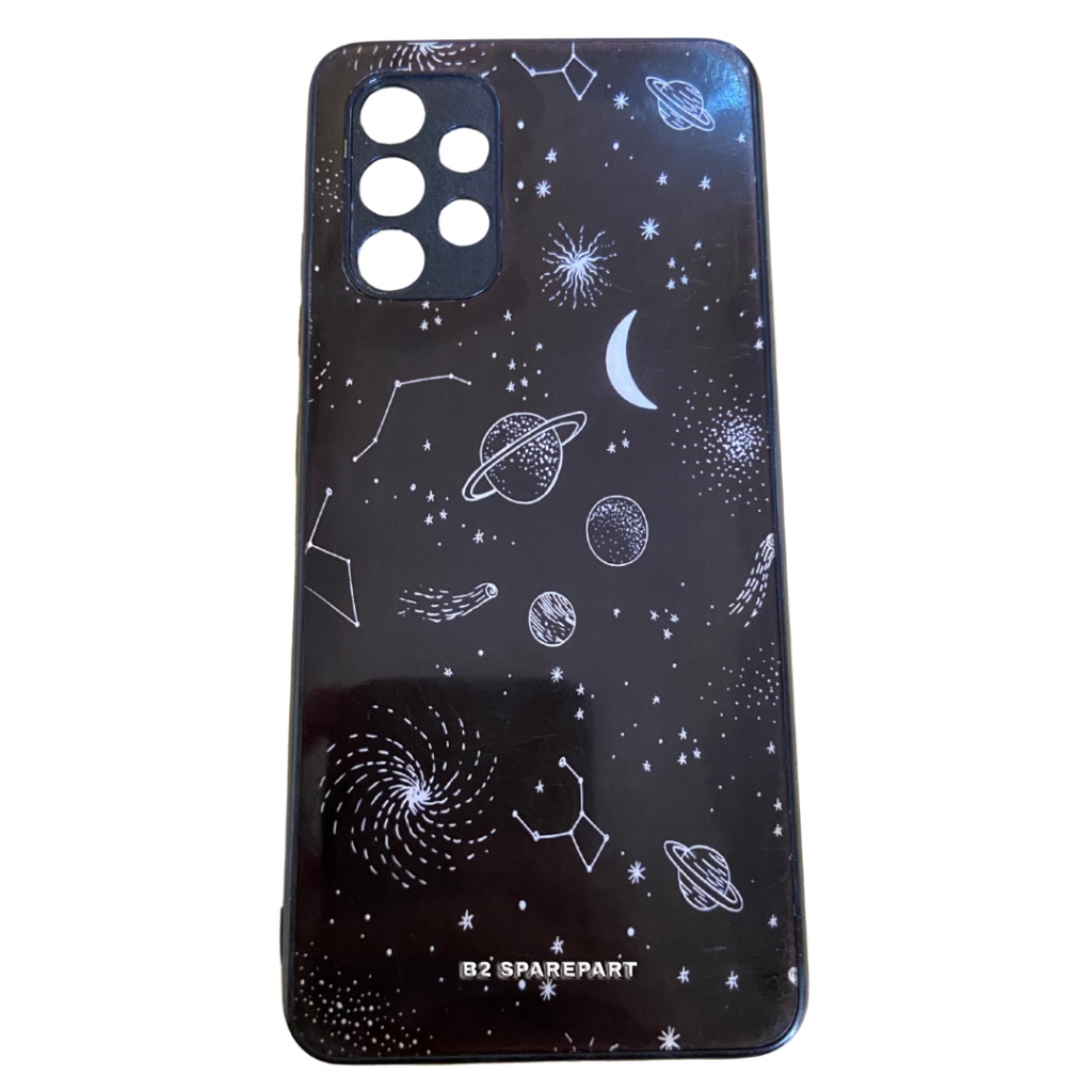 B2 SPAREPART - Hard Case Samsung A55 Luar Angkasa