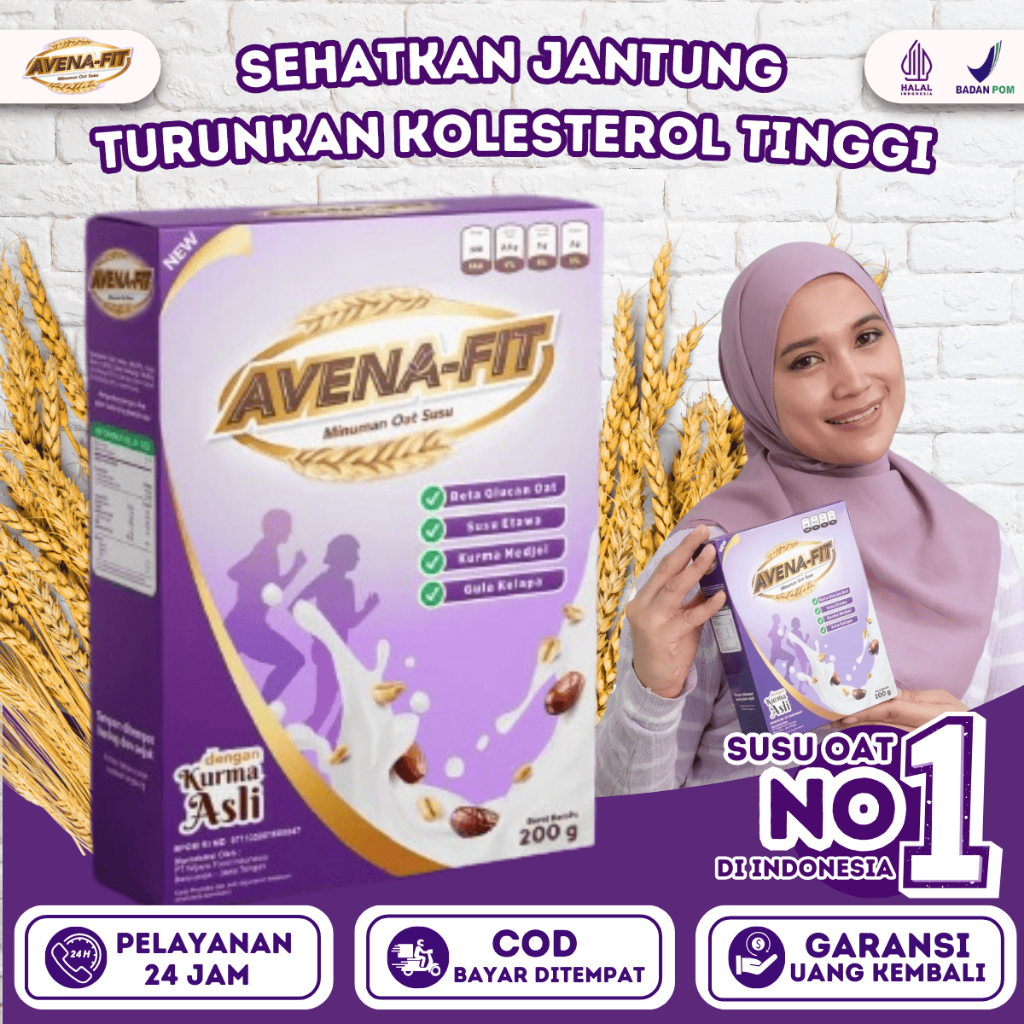 

Avenafit Original - Sereal Oat Susu Solusi Menurunkan Kolesterol dan Mendukung Kesehatan Jantung