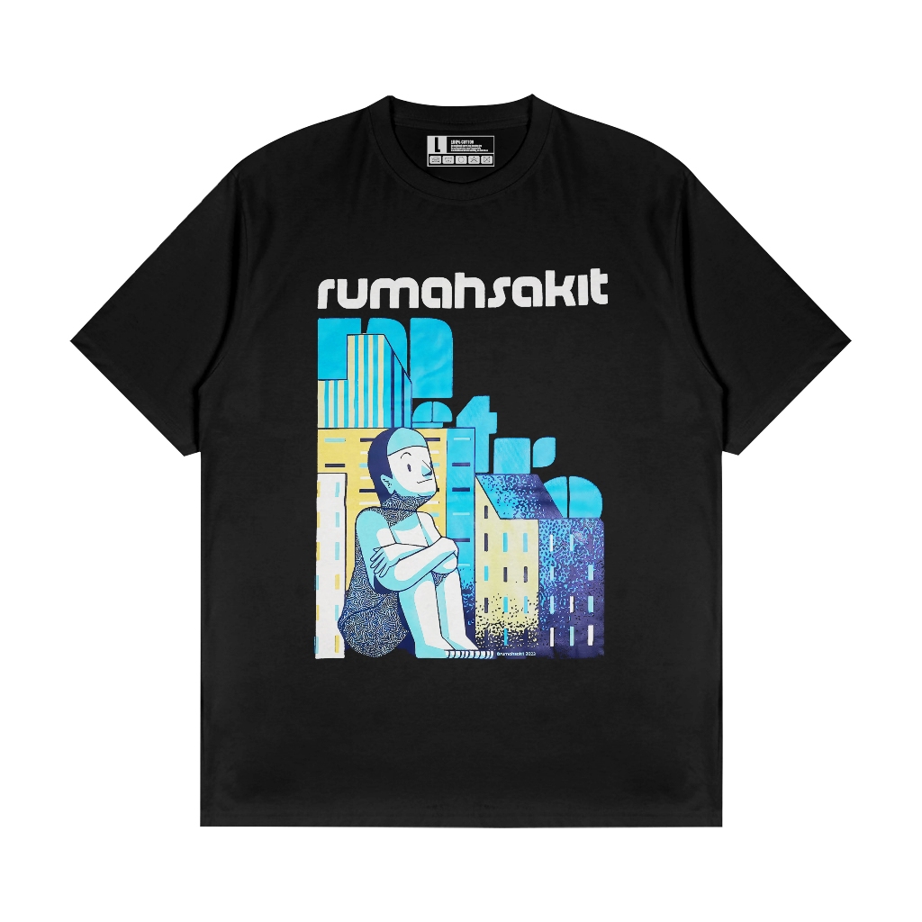KAOS BAND RUMAH SAKIT METRO 2023 / KAOS MUSIK DISTRO TERLARIS / KAOS BAND METAL / KAOS INDIE