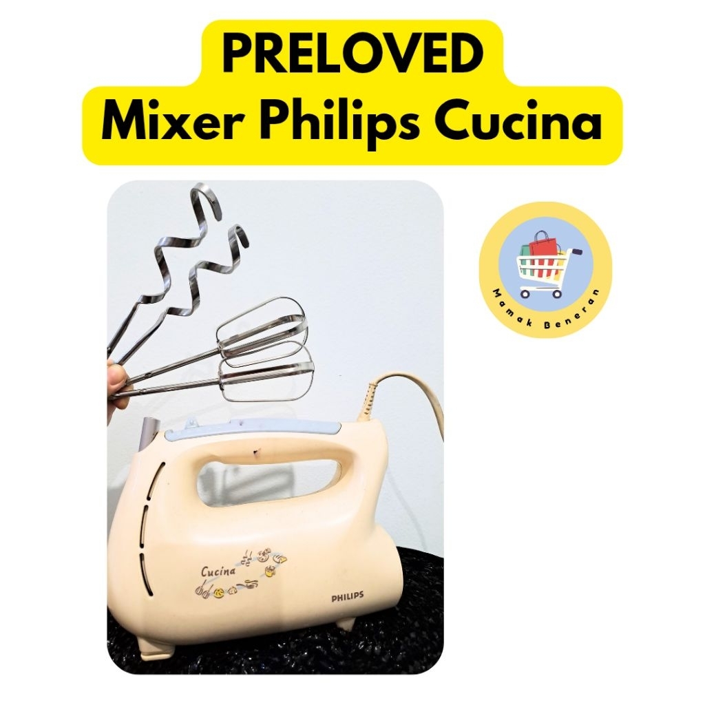 Preloved Hand Mixer Philips Cucina