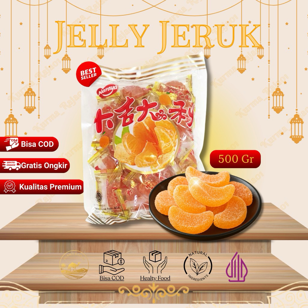 

Naraya Jelly Jeruk Mandarin Orange 500 gram Halal