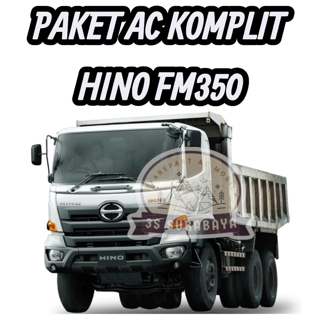 Unit Ac Lengkap Hino Fm 350 Paket Ac Komplit Ac mobil (Baru/New)