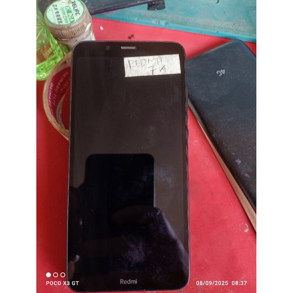 lcd dan frame batangan original copotan dari hp Xiaomi redmi 7a