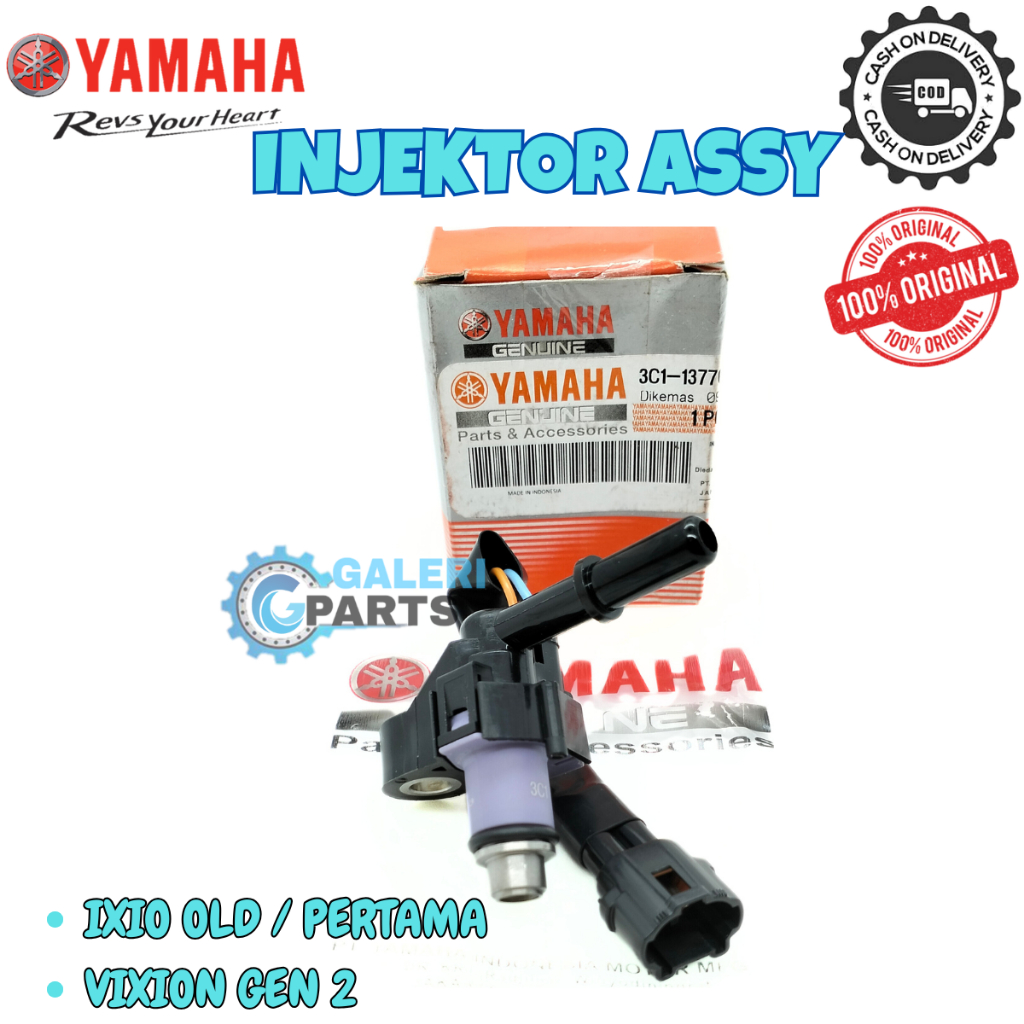 ORIGINAL INJEKTOR ASSY YAMAHA 3C1 IXIO OLD VIXION GEN 2 KUALITAS ASLI YAMAHA INJEKSI POMPA BENSIN OR