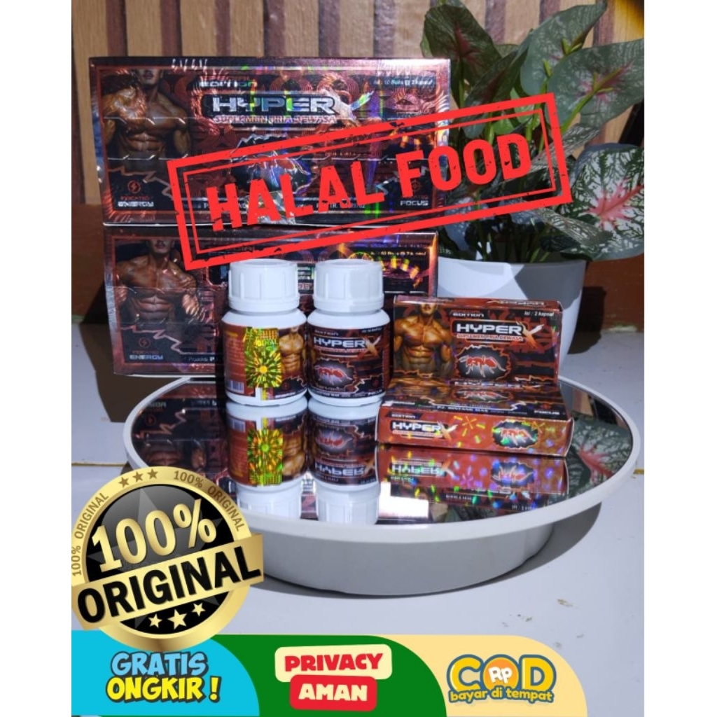 

Madu Bubuk Herbal HyperX Ecer 5 Pack