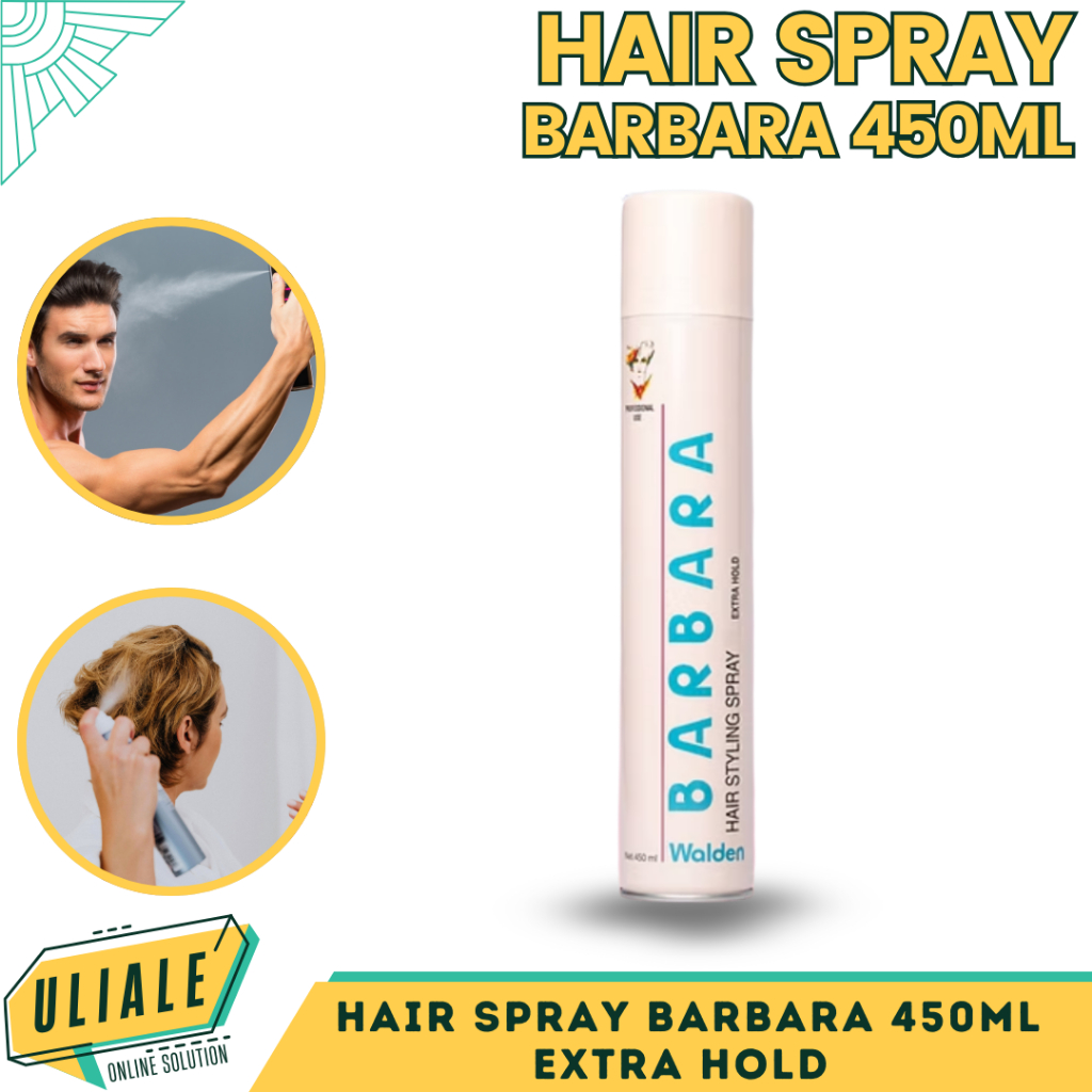 Barbara Hair Spray 450ml Hair Styling Rambut Salon Barber Spray Rambut