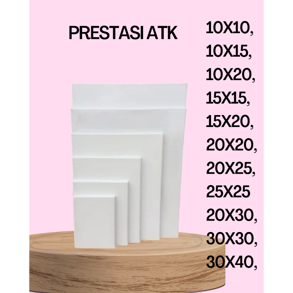

KANVAS LUKIS UKURAN 10X10, 10X15, 10X20, 15X15, 15X20, 20X20, 20X25, 25X25, 20X30, 30X30, 30X40 CM