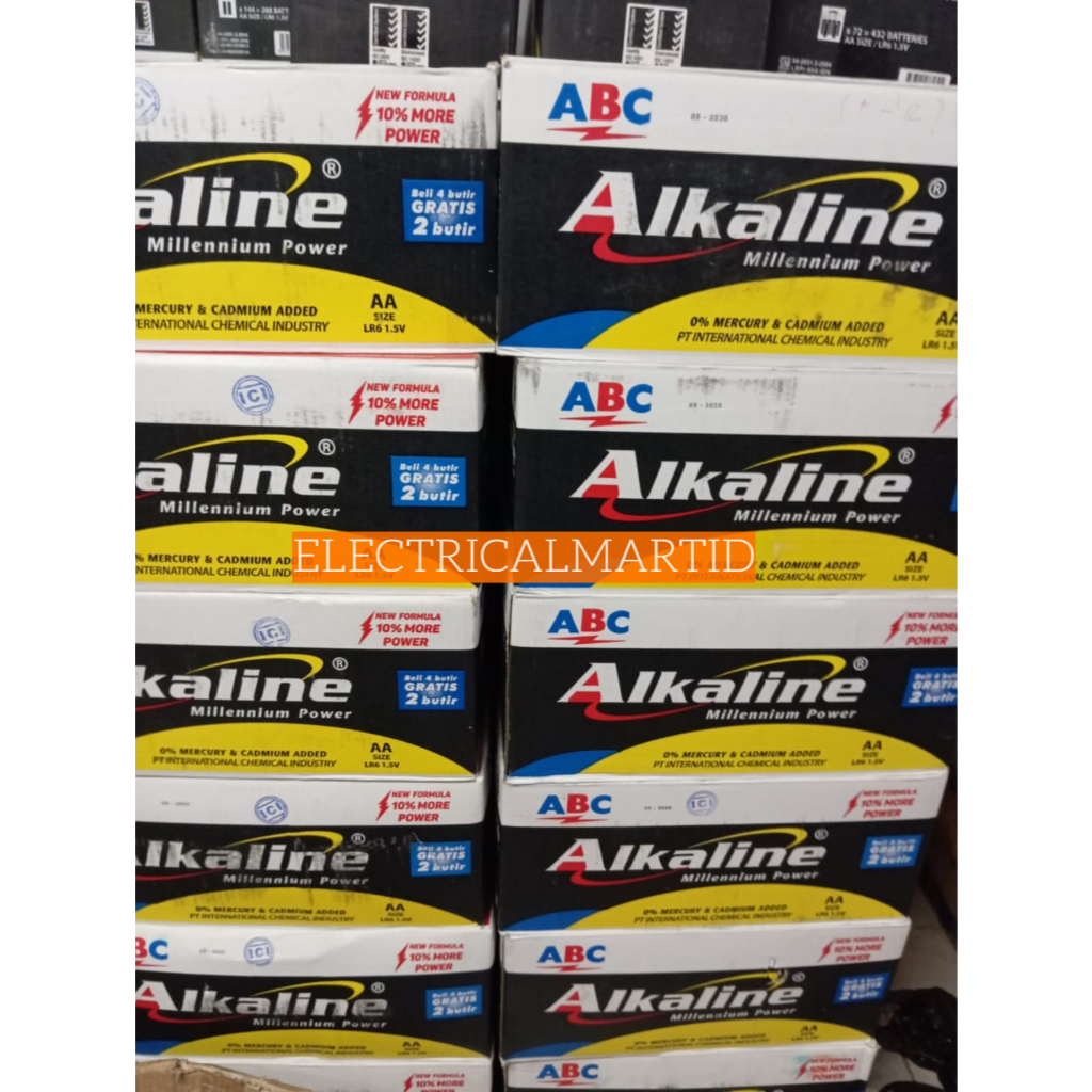 Fast_Buying Baterai Aaa Abc Alkaline 6Pcs / Battery Aaa Alkaline / Aaa Batrai Isi 6 Lebih Hemat