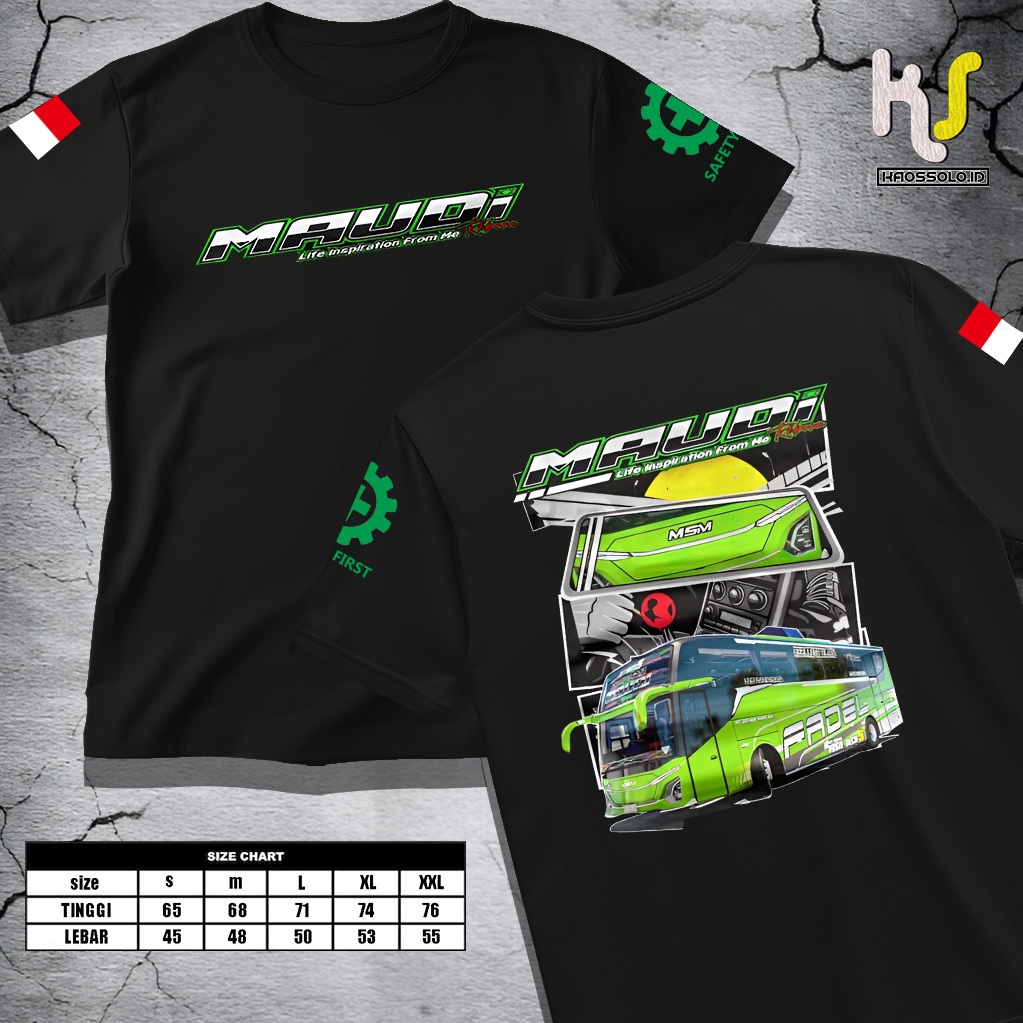 KAOSSOLO.ID- KAOS BUS MAUDI - KAOS RACING PRIA DAN WANITA TERBARU DAN TERLARIS