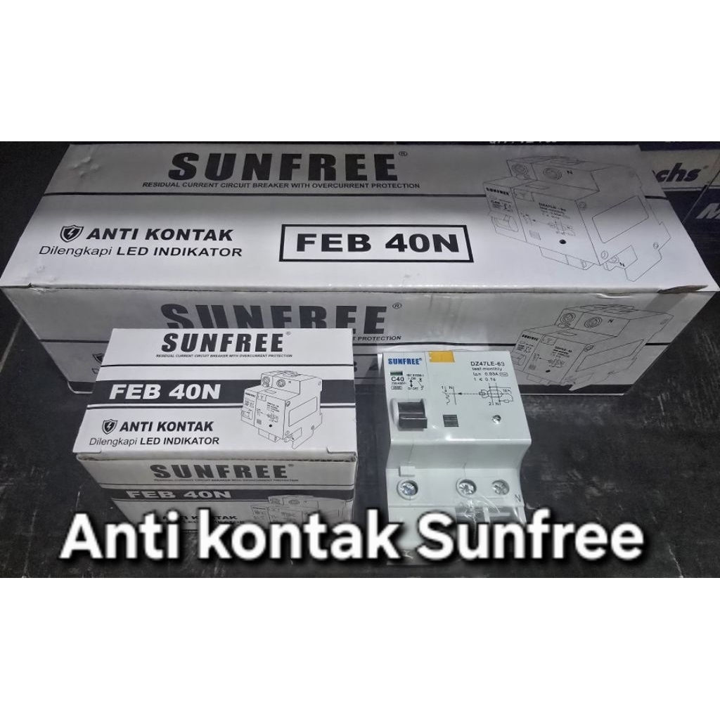 Sunfree Antik Kontak Listrik ELCB 40 Amper