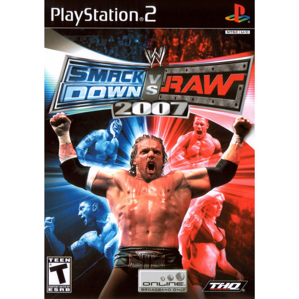 KASET PS2 SMACKDOWN VS RAW 2007
