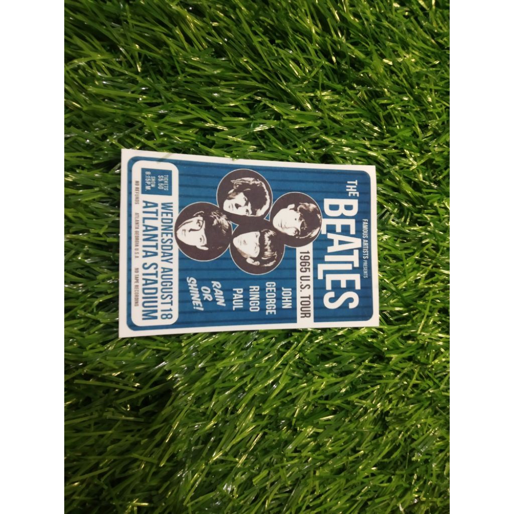 

stiker vinyl the beatles