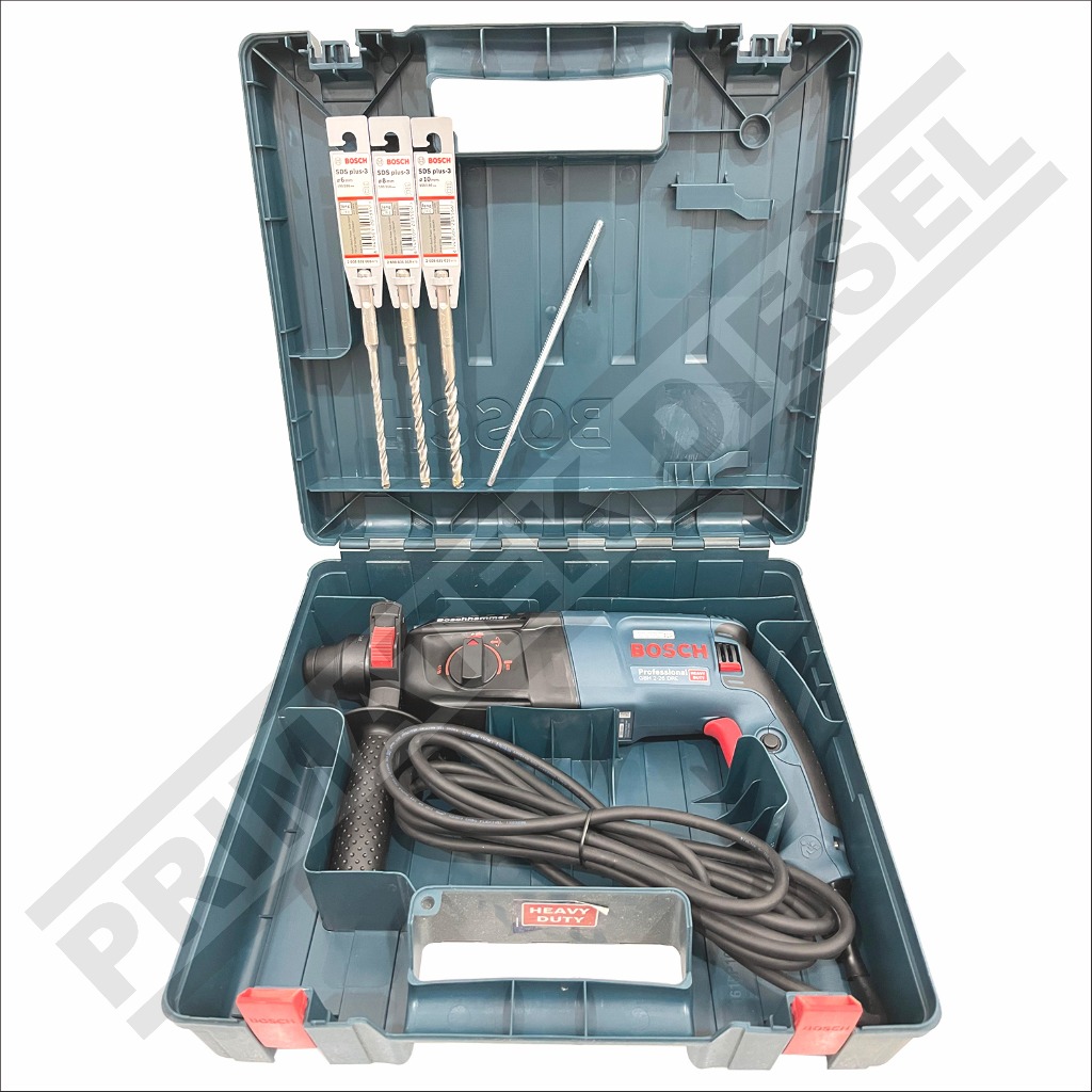 (BOSCH GBH2-26) Rotary Hammer Drill 26mm GBH2 26 BOSCH / Mesin Bor Bobok Tembok Beton Listrik 26 mm 